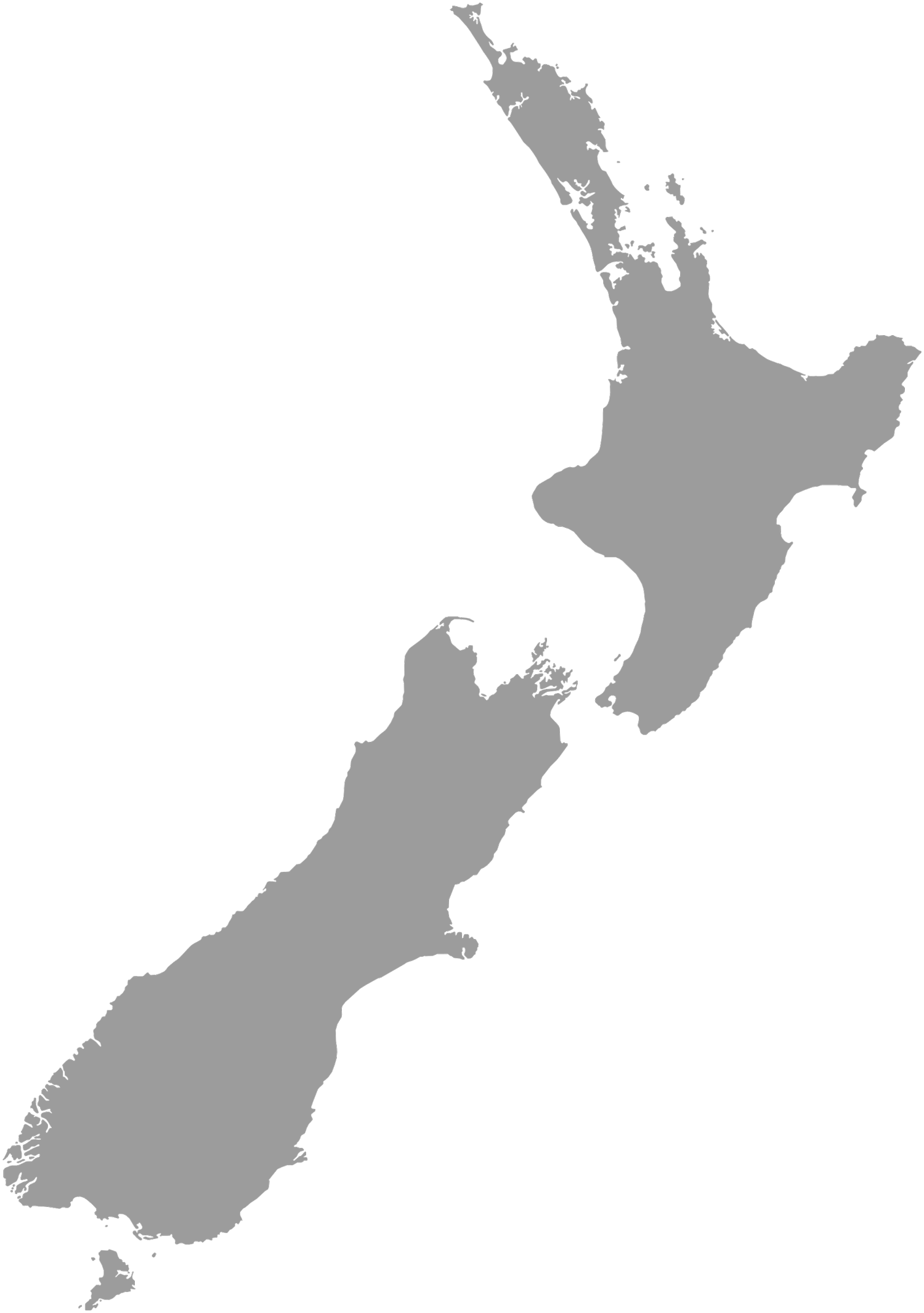 New Zealand map